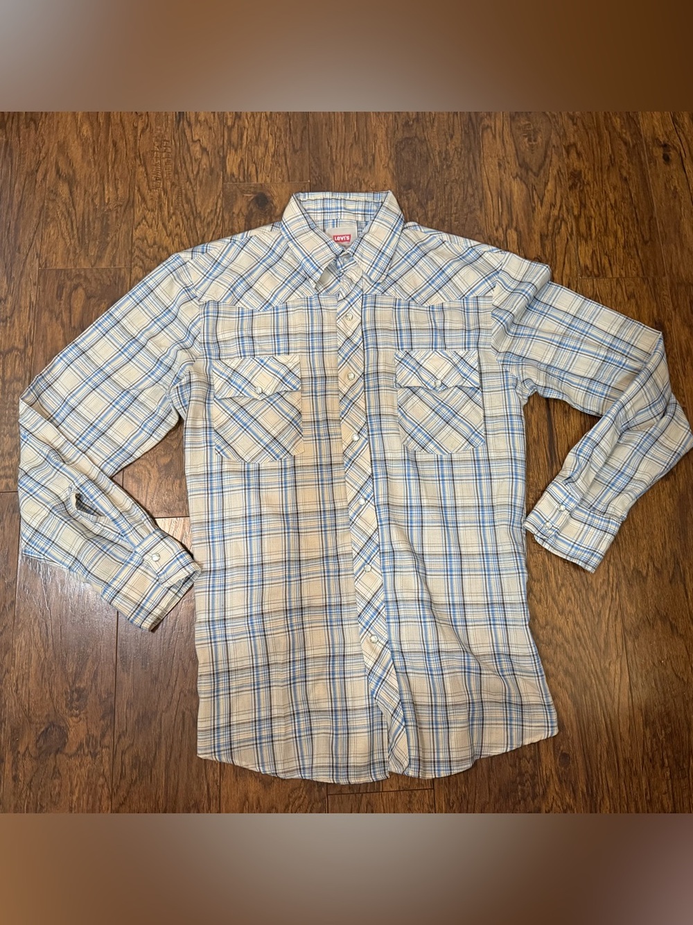 Levi's Vintage Western Plaid Long Sleeve